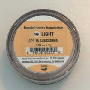 BareMinerals Foundation 1G Light